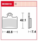 Колодки гальмівні дискові LUCAS MCB831SI