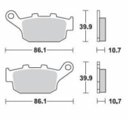 Колодки тормозные Braking BR 711SM1