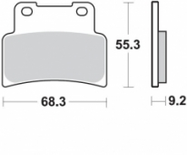 Колодки тормозные Braking BR 933SM1