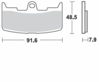 Колодки тормозные Braking BR 895CM55