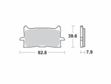 Колодки тормозные Braking BR 971CM55