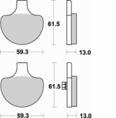 Колодки тормозные Braking BR 732CM77