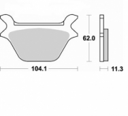 Колодки тормозные Braking BR 734CM88