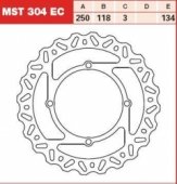 Диск тормозной LUCAS MST304EC