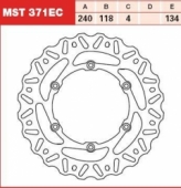 Диск тормозной LUCAS MST371EC