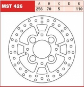 Диск тормозной LUCAS MST426