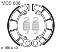 Колодки тормозные барабанные LUCAS MCS806