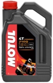 Motul 7100 4T 5W40 4L - масло моторное для мотоцикла 100% синтетика