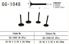 Клапан впускной VESRAH GG-1048-IN