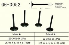 Клапан выпускной VESRAH GG-3052-EX