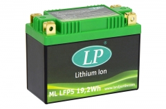 Аккумулятор литий-ионный Landport LIFEPO4 LFP5 (107X56X85) (YTX4LBS, YTX5LBS) (19,2 WH)
