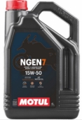Масло моторное Motul NGEN 7 4T 15W50 4 литра (111825) Масло моторное Motul NGEN 7 15W-50 4 литра - 100% синтетика