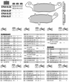 BREMBO 07KA1807 - тормозные колодки (OE-состав) KAWASAKI ER6 06-16, VERSYS 650 07-14, Z 750, 04-06, ZR7 99-04, W 800 '11-, GPZ 1100 95-98, VN 1500 93-04, VN 1600 03-08, VN 1700 09-17, SUZUKI GS 500 96-08, GSF 600 00-04 Колодки тормозные дисковые BREMBO 07KA1807 (FDB2049, MCB681)