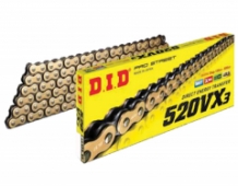 Цепь приводная DID 520VX3 G&B-108 звеньев Цепь приводная DID 520VX3 G&B-108 звеньев