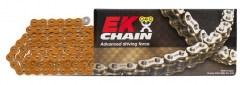 Цепь приводная EK 520MRD7 Orange - 120 звеньев (520 шаг, 120 звеньев, оранжевая)