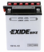 Аккумулятор Exide EB14L-A2 (YB14L-A2, 14А*ч-175А) Аккумулятор для мотоцикла EXIDE EB14L-A2 (YB14L-A2, 14А*ч-175А)