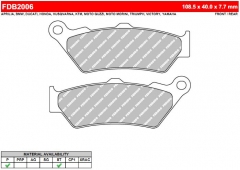 Колодки тормозные дисковые Ferodo FDB2006ST