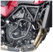 Защита двигателя Kappa KN8704 для BENELLI LEONCINO 500 2017-2018 Kappa KN8704 - защитные дуги двигателя BENELLI LEONCINO 500 2017-2018