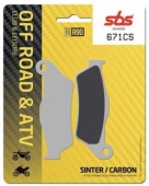 Колодки тормозные SBS 671CS (Off-ROAD) для мотоцикла ALFER, APRILIA, ATK (USA), BETA, CAGIVA, CCM, DUCATI, GASGAS, GASGAS ATV, GILERA, HUSABERG, HUSQVARNA, ITALJET, KTM, MAICO, MBK, MOTO GUZZI, PIAGGIO, SUZUKI, TM, YAMAHA