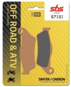 Колодки тормозные SBS 671SI (Off-ROAD) для мотоцикла ALFER, APRILIA, ATK (USA), BETA, CAGIVA, CCM, DUCATI, GASGAS, GASGAS ATV, GILERA, HUSABERG, HUSQVARNA, ITALJET, KTM, MAICO, MBK, MOTO GUZZI, PIAGGIO, SUZUKI, TM, YAMAHA. 