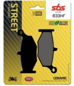 Колодки тормозные дисковые SBS 833HF (MCB783) SBS 833HF - комплект тормозных дисковых колодок SUZUKI GSX-R 600/750/1000/1300, DL1000 V-STROM (FDB2213)