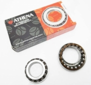 Комплект подшипников вилки Athena P400210250007 (91015-KT8-005, 91015-KV6-003, 91015-MB4-771) Ремкомплект подшипников рулевой колонки Athena P400210250007 для Honda GL 1800 GOLD WING - 2001-2015, GL 1800A GOLD WING ABS - 2001-2015, SILVERWING FJS / FSC 600 - 2002-2012, VFR 750 R - 1988-1990, VT 1300 CR/CT/CRA - 2011-2017, VTR 1000 SP — 2001-2006