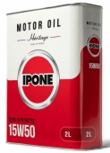 Масло моторное IPONE Heritage 15W50 2 литра Масло моторное для мотоцикла Ipone Heritage 15W-50 2 литра
