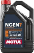 Масло моторное Motul NGEN 7 4T 5W40 4 литра (111827) Масло моторное Motul NGEN 7 5W-40 4 литра - 100% синтетика