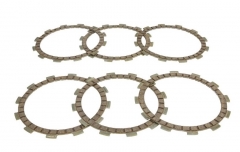 Диски сцепления фрикционные YAMAHA TTR 250 1993-2000, YFM 250 2008-2013 (TRW LUCAS MCC443-6) TRW LUCAS MCC443-6 - диски сцепления YAMAHA TTR 250 1993-2000, YFM 250 2008-2013