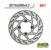 Диск тормозной передний NG NG641 для HONDA XL 125 V VARADERO 2001-2013 (276X88X4) (4X10,5MM)