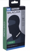 Oxford Cotton - БАЛАКЛАВА OXFORD ХЛОПКОВАЯ С БОЛЬШИМ ОТВЕРСТИЕМ ДЛЯ ГЛАЗ ЧЕРНОГО ЦВЕТА УНИВЕРСАЛЬНЫЙ РАЗМЕР