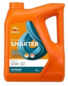 Масло моторное Repsol SMARTER HMEOC 4T 10W-30 4 литра (RPP2062LGB) Repsol SMARTER HMEOC 4T 10W-30 4 литра - 100% синтетическое моторное масло для высокопроизводительных 4-тактных двигателей со свойствами экономии топлива