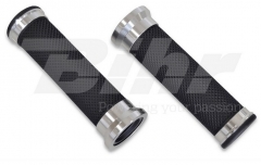 Ручки руля (грипсы) Custom (Vicma Vic-930) Рукоятки руля Vicma Vic-930 - Custom (фрезированные, алюминий)