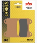SBS 706HS - комплект передних синтетических тормозных колодок