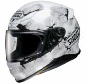 Мотошолом Shoei Nxr Ruts TC-6 White-Black S
