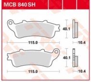 TRW LUCAS MCB840SH - комплект задних дисковых синтетических тормозных колодок Honda GL 1800 Gold Wing 2001-2017