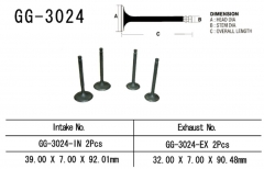 VESRAH GG-3024-IN - клапан впускной SUZUKI GS 500 E/F 1989-2010 (OEM: 12911-01D00)