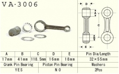 VESRAH VA-3006 - шатун SUZUKI LTF 300 (LTF300) KING QUAD 1991-2002