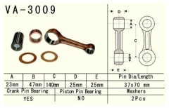 VESRAH VA-3009 - шатун SUZUKI LTA/LTF 500 VINSON 2002-2007, QUADRUNER 1998-2002, CF-MOTO 500, ARCTIC CAT XT 550/700 2009-