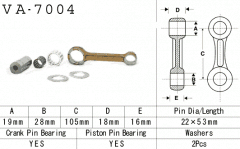 VESRAH VA-7004 - шатун SUZUKI RM 125 (RM125) 1987-1996