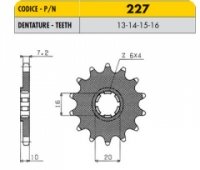 Звезда передняя SunStar 22714