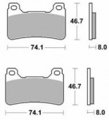 Колодки тормозные Braking BR 899CM55