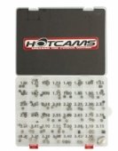 Hot Cams HCSHIM01 - набор регулировочных шайб диаметр 7.48мм от 1.20 до 3.50мм по 3шт (шаг 0,05)