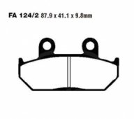 EBC FA124/2 - тормозные колодки дисковые для мотоцикла