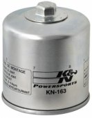 K&N KN-163 масляный фильтр для мотоциклов BMW аналог BMW 11 00 1 341 616, 11 42 1 460 697, 11 42 1 460 845, HF163