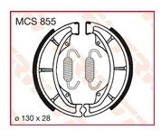 Комплект барабанных тормозных колодок TRW LUCAS MCS855