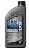 BEL-RAY EXL Mineral 4T Engine Oil 1 литр - высококачественное моторное масло для 4-тактных мотоциклов