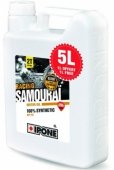 Масло моторное 2-х тактное Ipone Samourai Racing STRAWBERRY (клубника) 5 литров