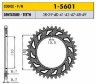 SunStar SS 1-5601-48 - звезда задняя (ведомая) для мотоциклов YAMAHA FZS 600 FAZER 1996-2003 (JTR859.48), под 530 цепь, 48 зубьев