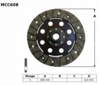 TRW LUCAS MCC608 - фрикционные диски сцепления